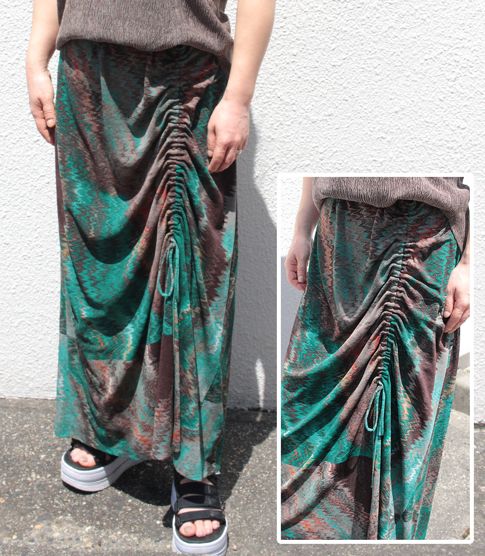 2025年5月のフリーパターン SK-687 ドロストスカート