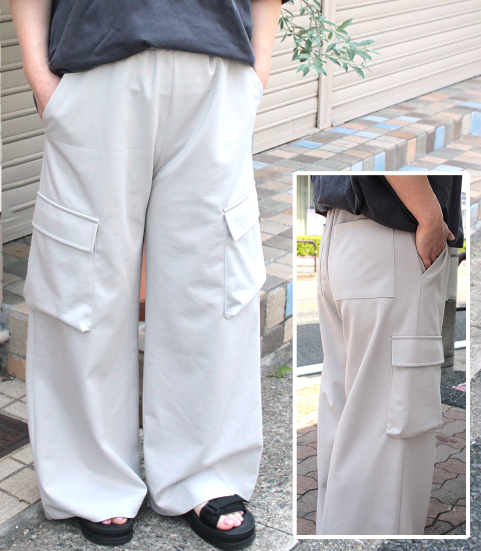 2025年6月のフリーパターン PT-691 カーゴワイドパンツ