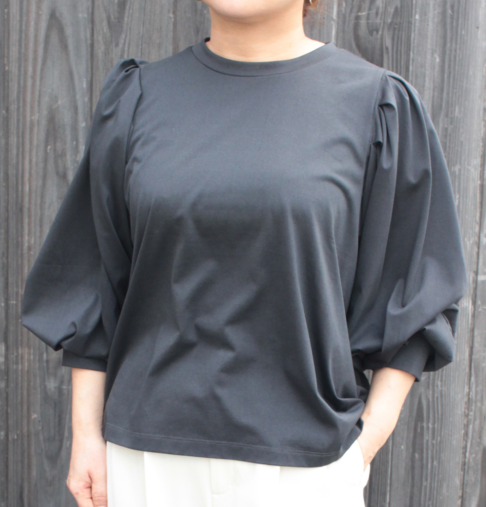 2025年9月のフリーパターン T-703 たっぷりタックブラウス