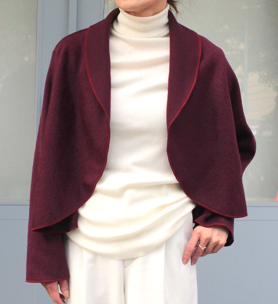 2025年11月のフリーパターン CD-712 フレアボレロ