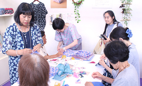 高橋恵美子のやさしい手ぬい教室 特別講習会の様子