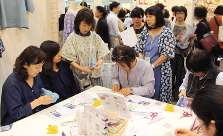 高橋恵美子のやさしい手ぬい教室 特別講習会の様子