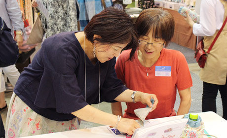 高橋恵美子のやさしい手ぬい教室 特別講習会の様子